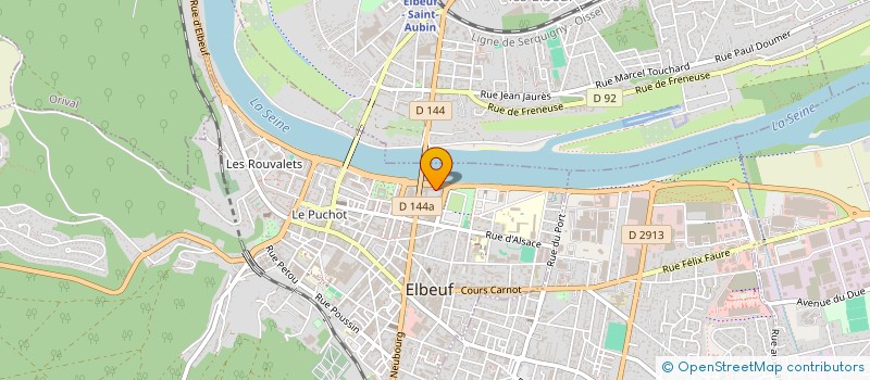 localisation de l'entreprise MONSIEUR JONATHAN MONTAGNIER  ELBEUF