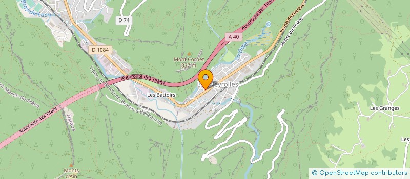 localisation de l'entreprise MONSIEUR JONATHAN MONTEIRO  LES NEYROLLES