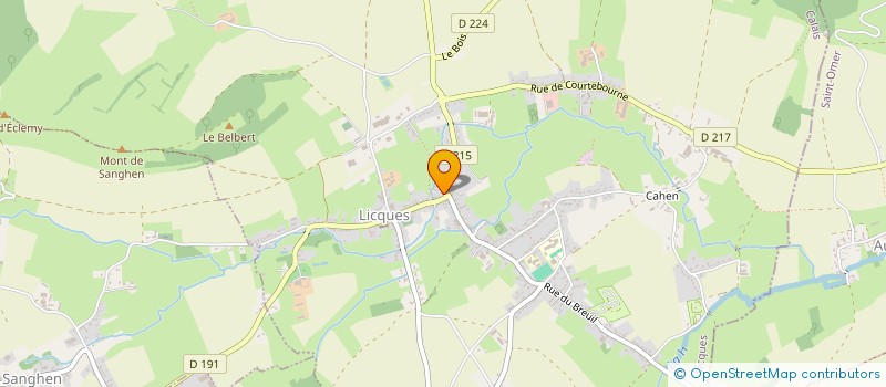 localisation de l'entreprise MONSIEUR JONATHAN MOOREN  LICQUES