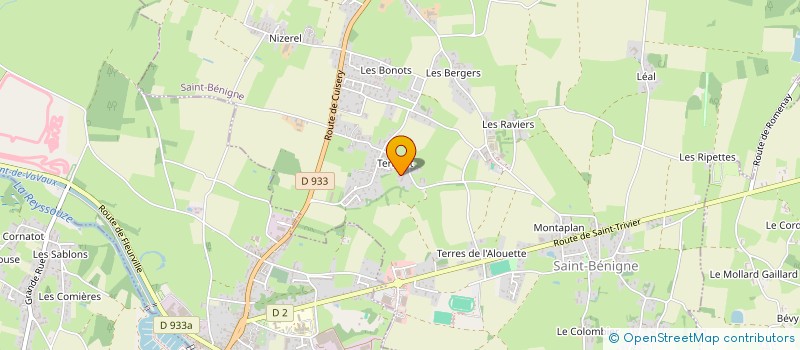 localisation de l'entreprise MONSIEUR JONATHAN MOREL à SAINT-BENIGNE