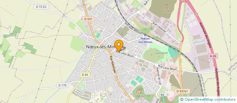 localisation de l'entreprise MONSIEUR JONATHAN MOUCHON à NŒUX-LES-MINES