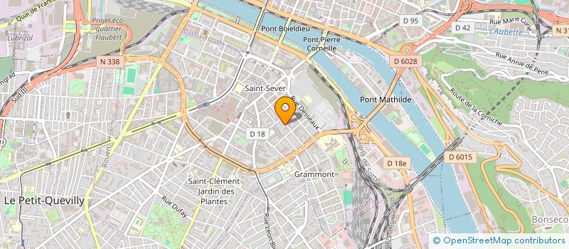 localisation de l'entreprise MONSIEUR JONATHAN MUKUMI IMPINI  ROUEN