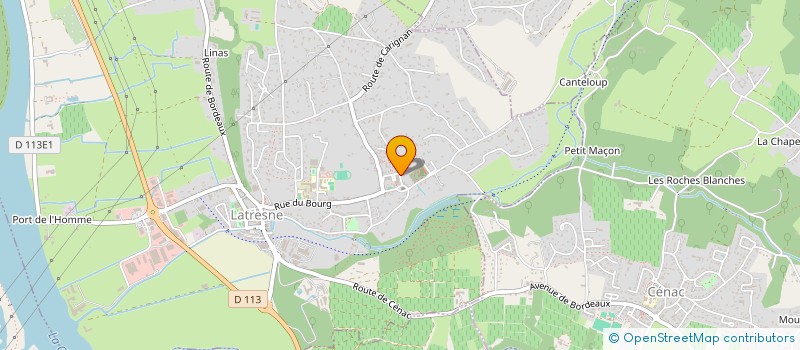 localisation de l'entreprise MONSIEUR JONATHAN MULLER  LATRESNE