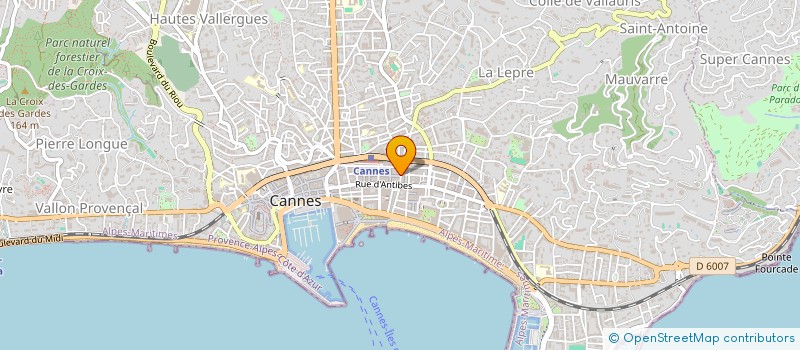 localisation de l'entreprise MONSIEUR JONATHAN MUTCH à CANNES