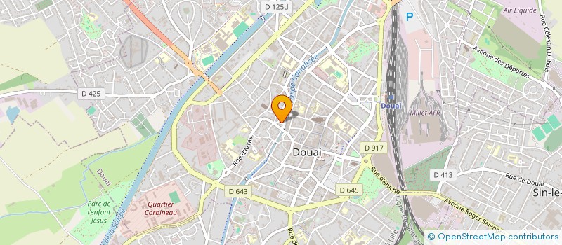 localisation de l'entreprise MONSIEUR JONATHAN NANIZAYAMO à DOUAI