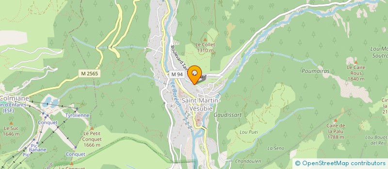 localisation de l'entreprise MONSIEUR JONATHAN NICOLLE  SAINT-MARTIN-VESUBIE