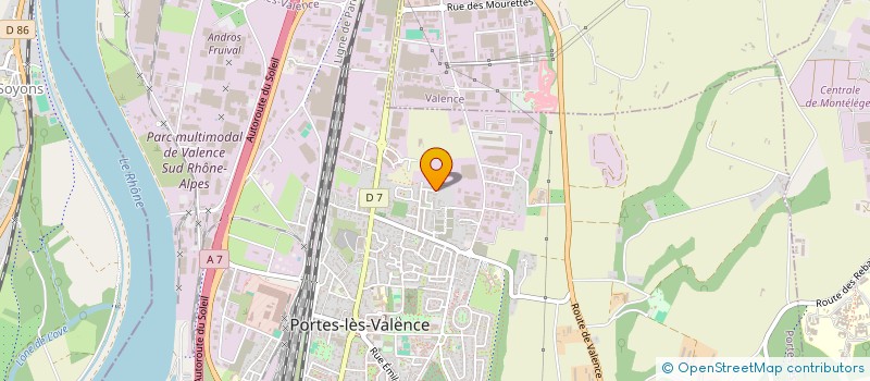 localisation de l'entreprise MONSIEUR JONATHAN NIEF  PORTES-LES-VALENCE