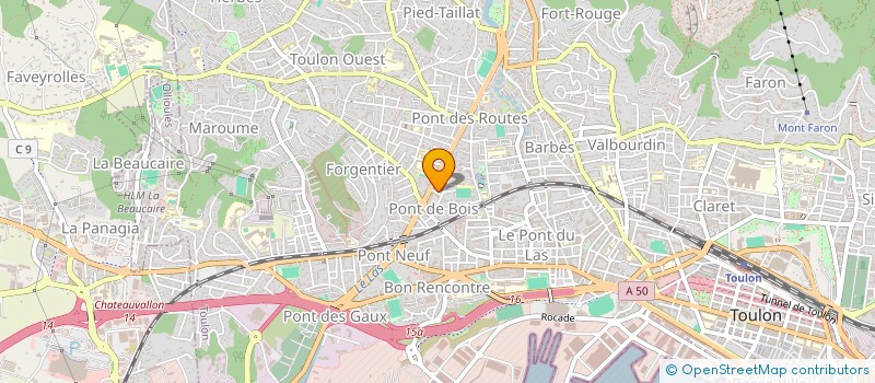 localisation de l'entreprise MONSIEUR JONATHAN NIETO à TOULON