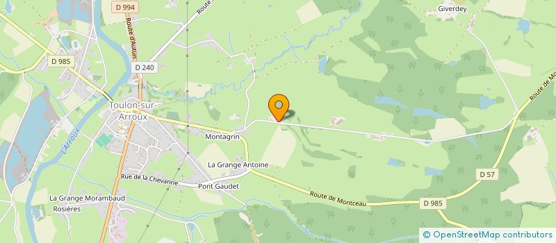 localisation de l'entreprise MONSIEUR JONATHAN NOLOT  TOULON-SUR-ARROUX