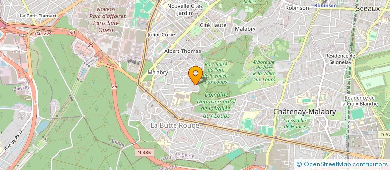 localisation de l'entreprise MONSIEUR JONATHAN NOMEDE  CHATENAY-MALABRY