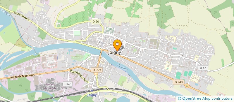 localisation de l'entreprise MONSIEUR JONATHAN NORMAND  JOIGNY