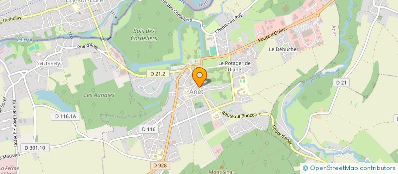 localisation de l'entreprise MONSIEUR JONATHAN OCTAVE  ANET