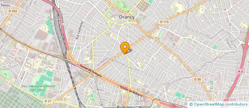 localisation de l'entreprise MONSIEUR JONATHAN OLAYIOYE  DRANCY