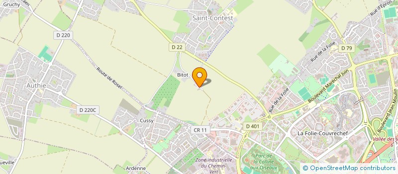 localisation de l'entreprise MONSIEUR JONATHAN OMASSON  SAINT-CONTEST