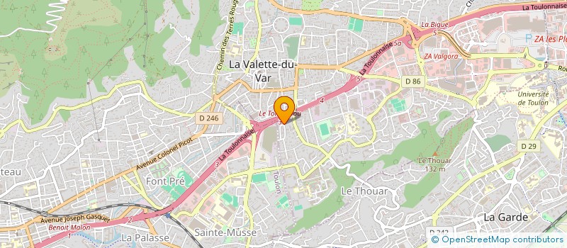 localisation de l'entreprise MONSIEUR JONATHAN ORTEGA à LA VALETTE-DU-VAR