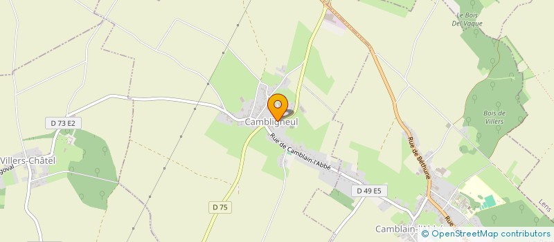 localisation de l'entreprise MONSIEUR JONATHAN OSTROWSKI  CAMBLIGNEUL