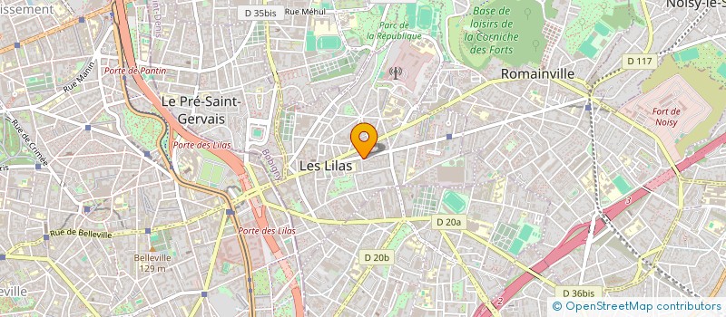 localisation de l'entreprise MONSIEUR JONATHAN OUAKNINE à LES LILAS
