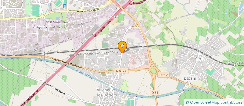 localisation de l'entreprise MONSIEUR JONATHAN PACCHINI à VILLENEUVE-LES-BEZIERS
