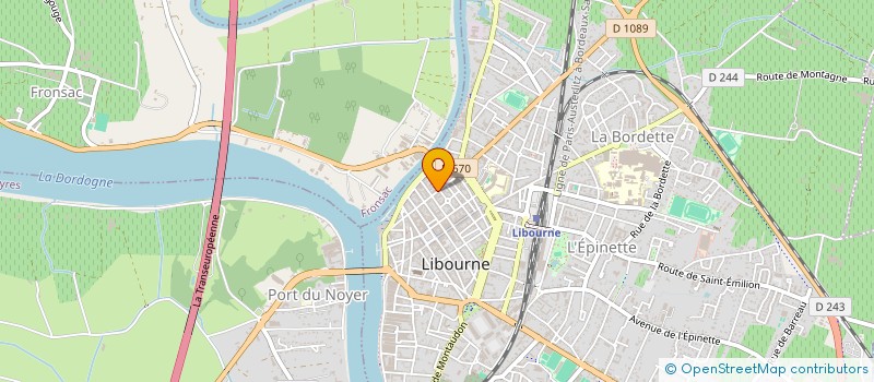 localisation de l'entreprise MONSIEUR JONATHAN PADOVANI  LIBOURNE