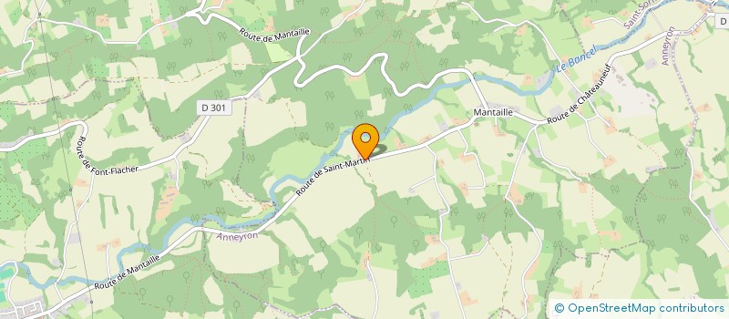 localisation de l'entreprise MONSIEUR JONATHAN PAIN  ANNEYRON