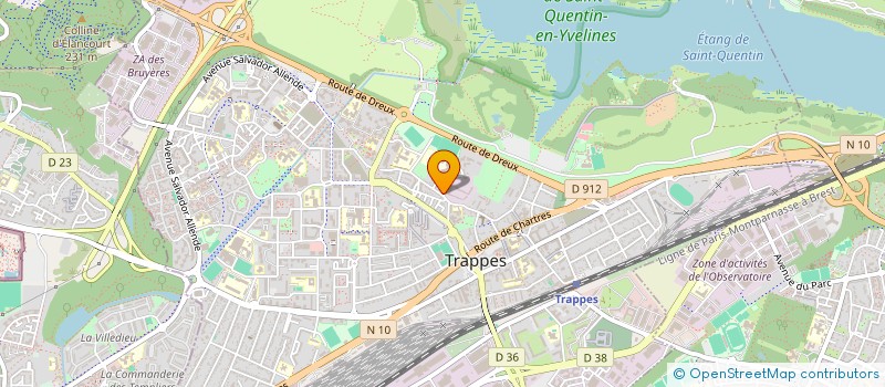 localisation de l'entreprise MONSIEUR JONATHAN PAME  TRAPPES