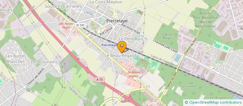 localisation de l'entreprise MONSIEUR JONATHAN PANDY MOUYABI  PIERRELAYE