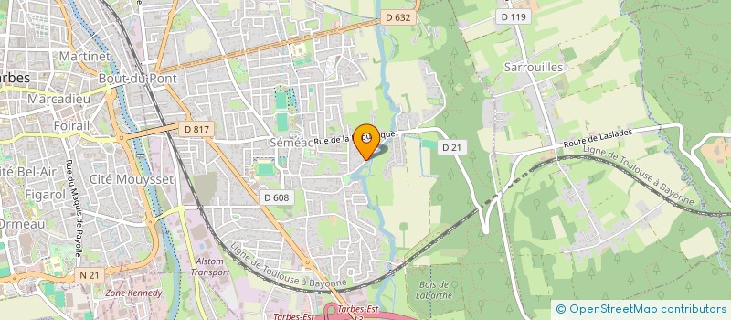 localisation de l'entreprise MONSIEUR JONATHAN PARADAS  SEMEAC