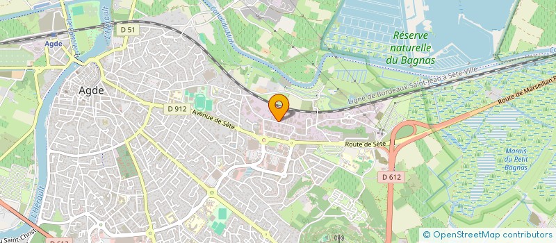 localisation de l'entreprise MONSIEUR JONATHAN PARIS  AGDE