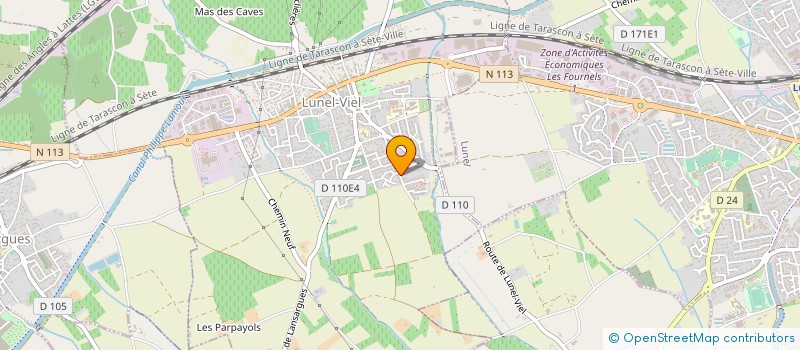 localisation de l'entreprise MONSIEUR JONATHAN PARRADO  LUNEL-VIEL