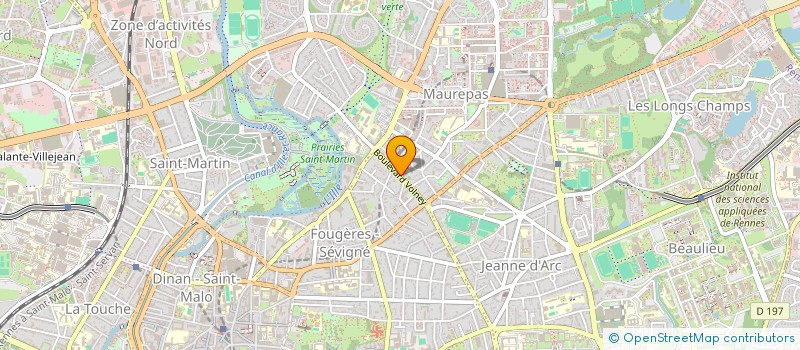 localisation de l'entreprise MONSIEUR JONATHAN PARTULA  RENNES