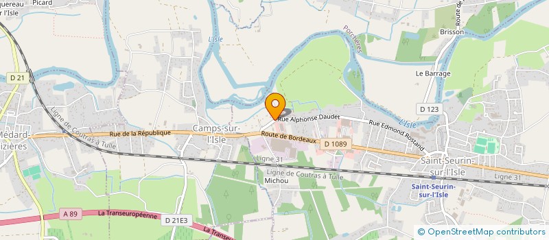 localisation de l'entreprise MONSIEUR JONATHAN PAUL  SAINT-SEURIN-SUR-L'ISLE