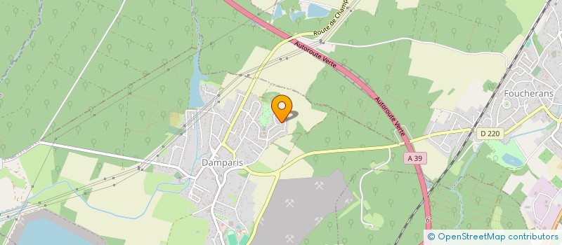 localisation de l'entreprise MONSIEUR JONATHAN PAUL MICHEL JACOB  DAMPARIS