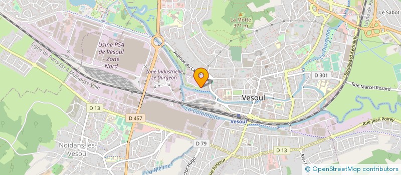 localisation de l'entreprise MONSIEUR JONATHAN PAYEN  VESOUL