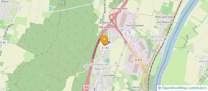 localisation de l'entreprise MONSIEUR JONATHAN PELISSIE  MACON