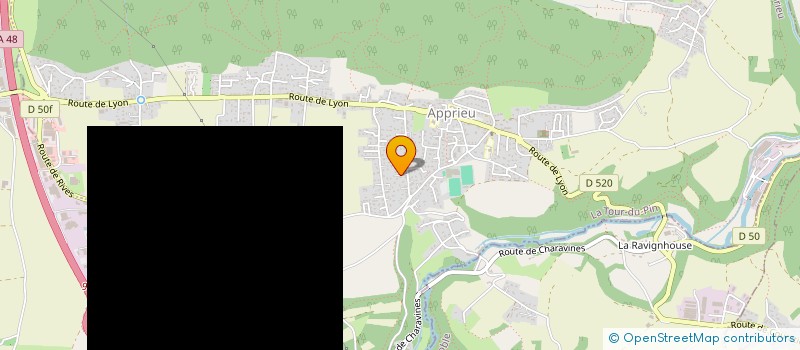 localisation de l'entreprise MONSIEUR JONATHAN PELIZZARI  APPRIEU