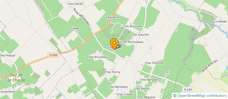 localisation de l'entreprise MONSIEUR JONATHAN PELLETIER  REAUX SUR TREFLE