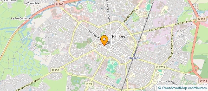 localisation de l'entreprise MONSIEUR JONATHAN PENNINGTON à CHALLANS