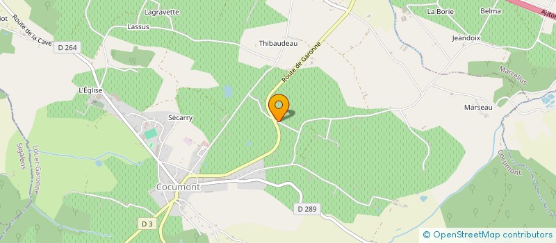 localisation de l'entreprise MONSIEUR JONATHAN PEREIRA ARAUJO  COCUMONT