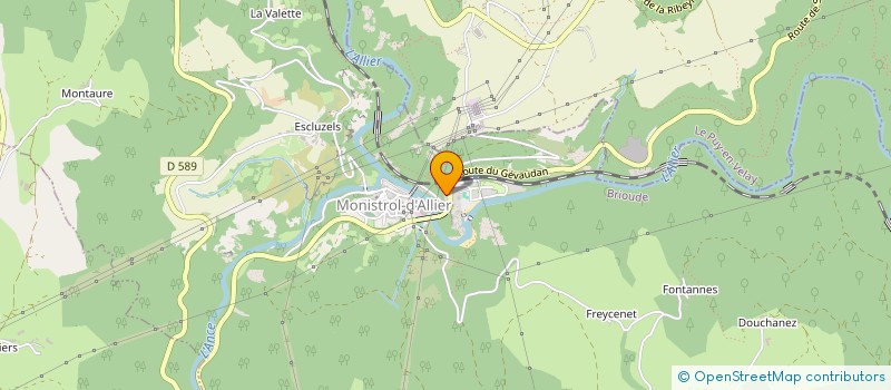 localisation de l'entreprise MONSIEUR JONATHAN PERONNY  MONISTROL-D'ALLIER