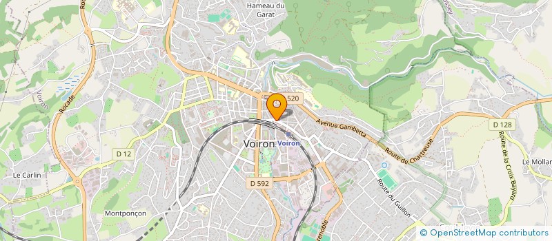 localisation de l'entreprise MONSIEUR JONATHAN PERPETUA  VOIRON