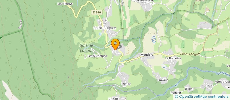 localisation de l'entreprise MONSIEUR JONATHAN PERRET à SAINT-SULPICE