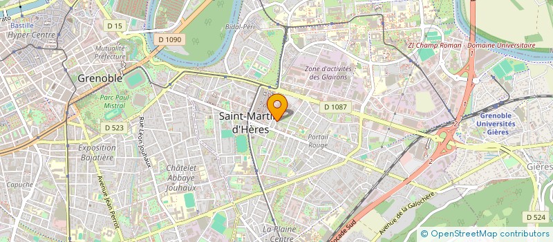 localisation de l'entreprise MONSIEUR JONATHAN PERRIN  SAINT-MARTIN-D'HERES