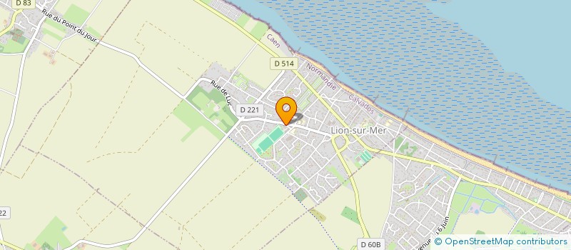 localisation de l'entreprise MONSIEUR JONATHAN PERRON  LION-SUR-MER