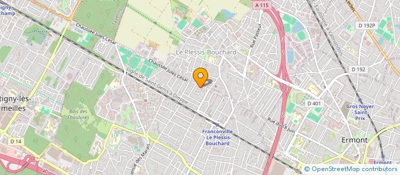 localisation de l'entreprise MONSIEUR JONATHAN PERROT à LE PLESSIS-BOUCHARD