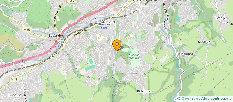 localisation de l'entreprise MONSIEUR JONATHAN PETIT  CHATEAUNEUF