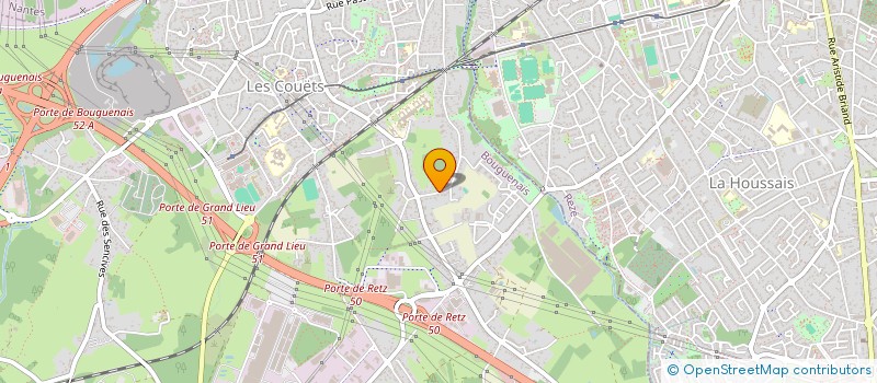 localisation de l'entreprise MONSIEUR JONATHAN PEUVRIER  BOUGUENAIS