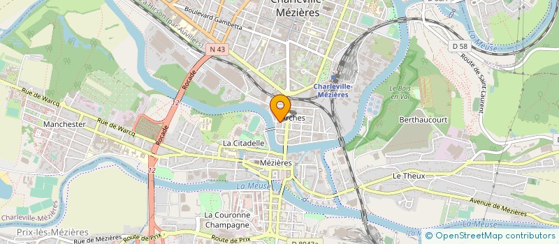 localisation de l'entreprise MONSIEUR JONATHAN PHOUR  CHARLEVILLE-MEZIERES