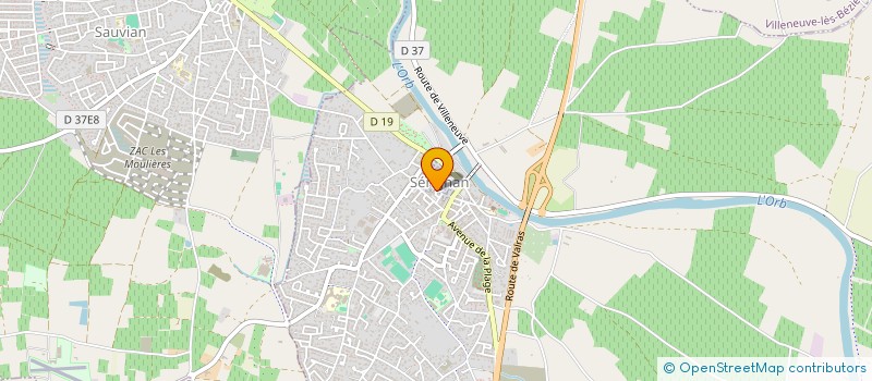 localisation de l'entreprise MONSIEUR JONATHAN PIANA  SERIGNAN