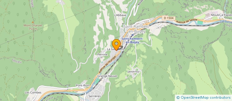 localisation de l'entreprise MONSIEUR JONATHAN PIETROPAOLO  SAINT-RAMBERT-EN-BUGEY