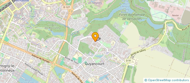 localisation de l'entreprise MONSIEUR JONATHAN PIGEONNEAU  GUYANCOURT